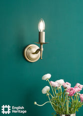 English Heritage Marble Hill Wall Light Antique Brass Bracket Only